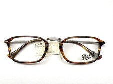 Persol 3044V 938 Eyeglasses Glasses Yellow Brown Havana Silver 52-21-145 No Case