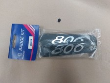 BRAND NEW GENUINE PEUGEOT 806 MUDFLAP BADGE KIT 96861X
