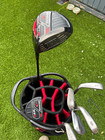 Benross HTX Right Handed Driver  6 10 Iron Set 5 Clubs Black Red Grey