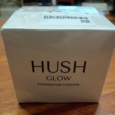 NEW HUSH Glow FOUNDATION CUSHION IVORY WHITE 0.63 oz 18g best by 10/31/2030