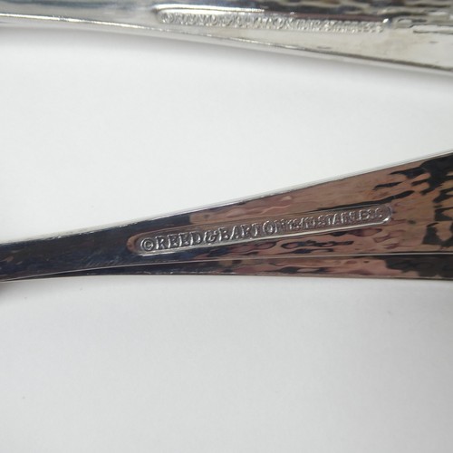 Reed & Barton River Hammered 18/10 Stainless Flatware - 5 Teaspoons Lot - Picture 7 of 7