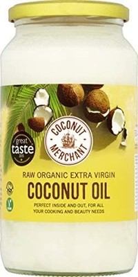 Coconut Merchant Bio Kokosöl 1L x2 | Extra Virgin, Roh, Kaltgepresst,