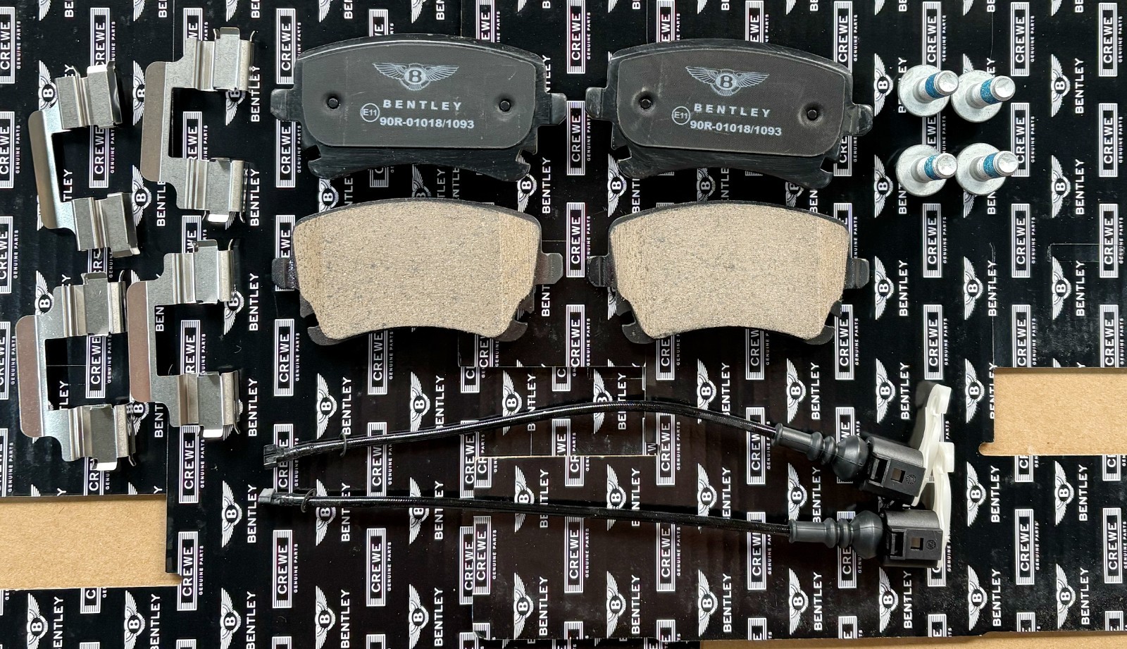 Gen 03-19 Bentley Rear Brake Pad kit fits Bentley Continental GT GTC Flying Spur