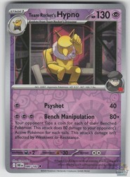 Team Rocket's Hypno 080/182 Destined Rivals Reverse Holo