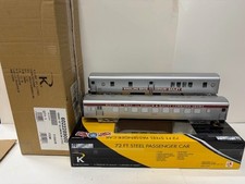 K Line 6-22289 RINGLING BROTHERS CIRCUS 18" ALUMINUM SLEPPER & PIE CAR 2 PACK