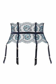 Dita von Teese Evelina Suspender Garter Navy NWT Size US 16
