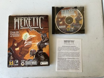 Heretic (PC, 1994) Shareware Version Big Box CD-ROM Game ID/Raven Software