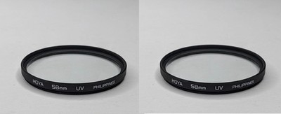 58mm Set of 2 Hoya UV Filter Made in Philippines