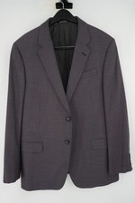 Emporio Armani Blazer Purple Check Polyester Viscose G Line EU 52 40R US