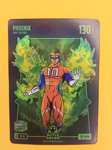 Bo Jackson Battle Arena Alpha Update #BF-90 Phoenix Glow Battlefoil Bo Nix