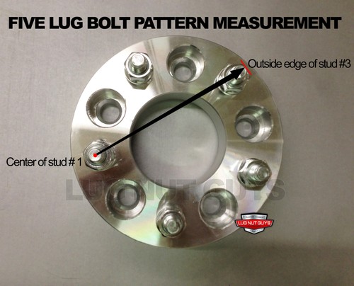 4 Wheel Spacers Adapters | 6x5.5 To 5x5.5 | 2" Thick | 6 Lug To 5 Lug - Picture 5 of 5