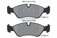 Textar Bremsbelagsatz, Scheibenbremse 2186201 FüR Daewoo Opel
