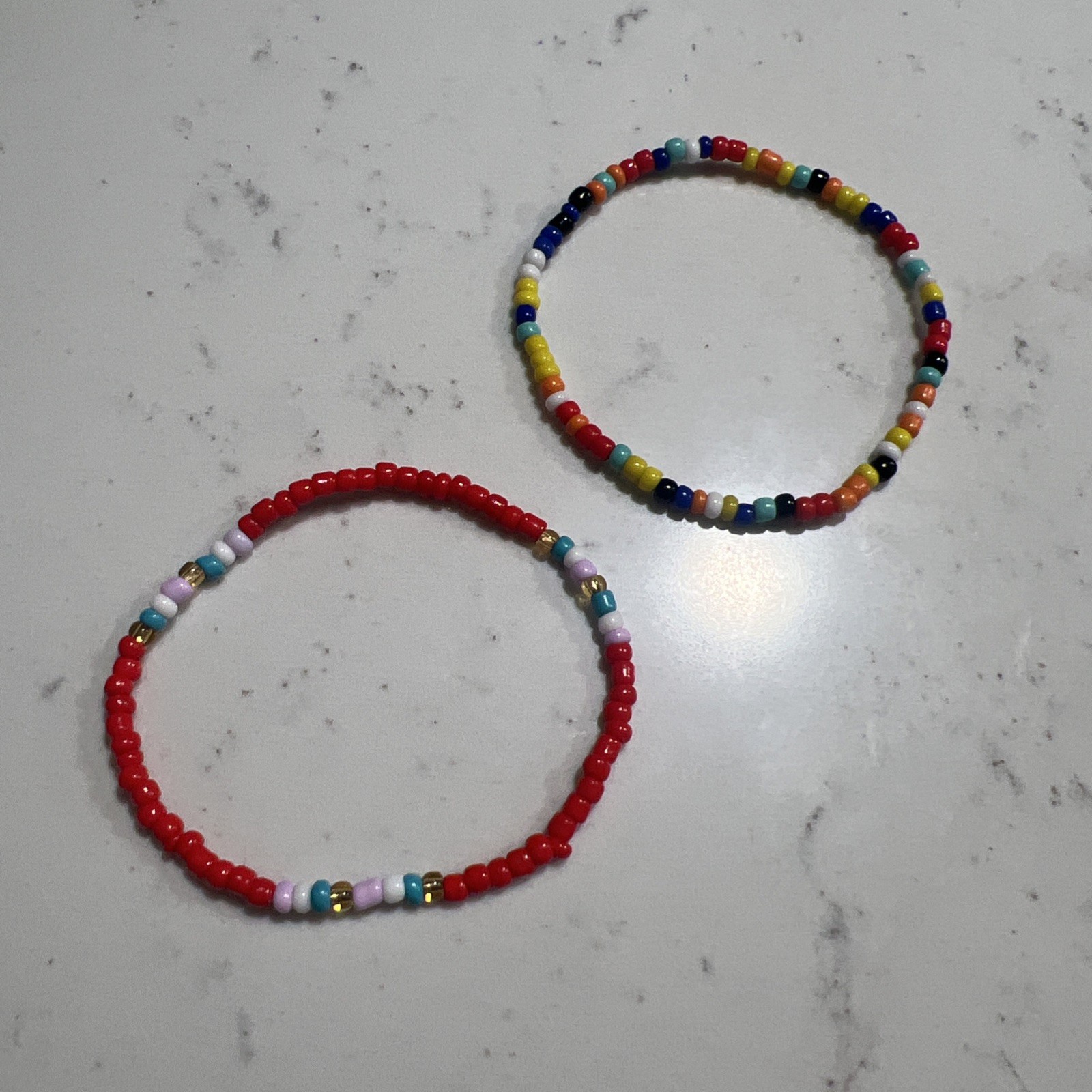 Bracelets Beachy Boho Thread Stacking Anklet, Bea… - image 21