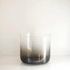 Alchemy Black Clear Crystal Singing Bowl Colored for Sound Healing Meditation
