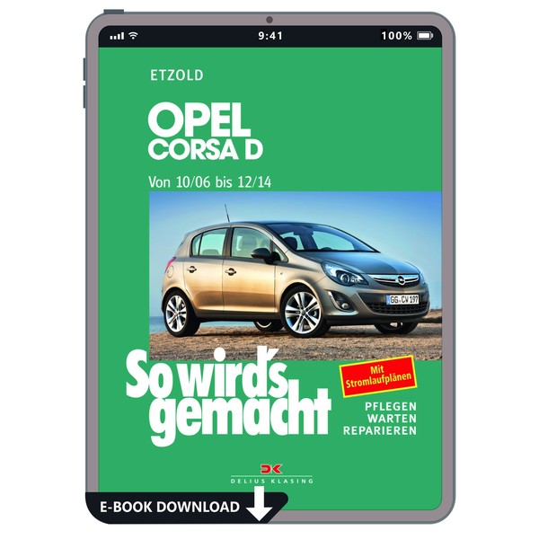 Opel Corsa D 2006-2014 So Wird's Gemacht Reparaturhandbuch E-Book PDF-image