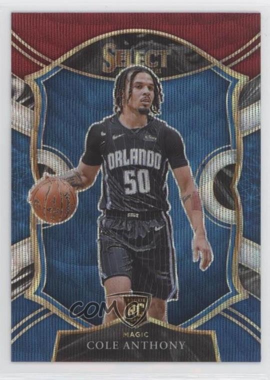 2020-21 Panini Select Concourse Tri-Color Prizm Cole Anthony #75 yf1