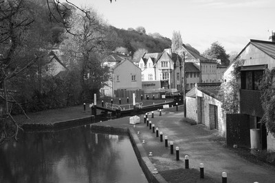 Foto A3 Kennet & Avon, Bath Bath\/ST7464 Der Kanal biegt scharf rechts er c2016