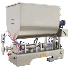 50-500ml Paste Filling Machine with Transverse Heating Mixing Hopper 110V 1.5KW
