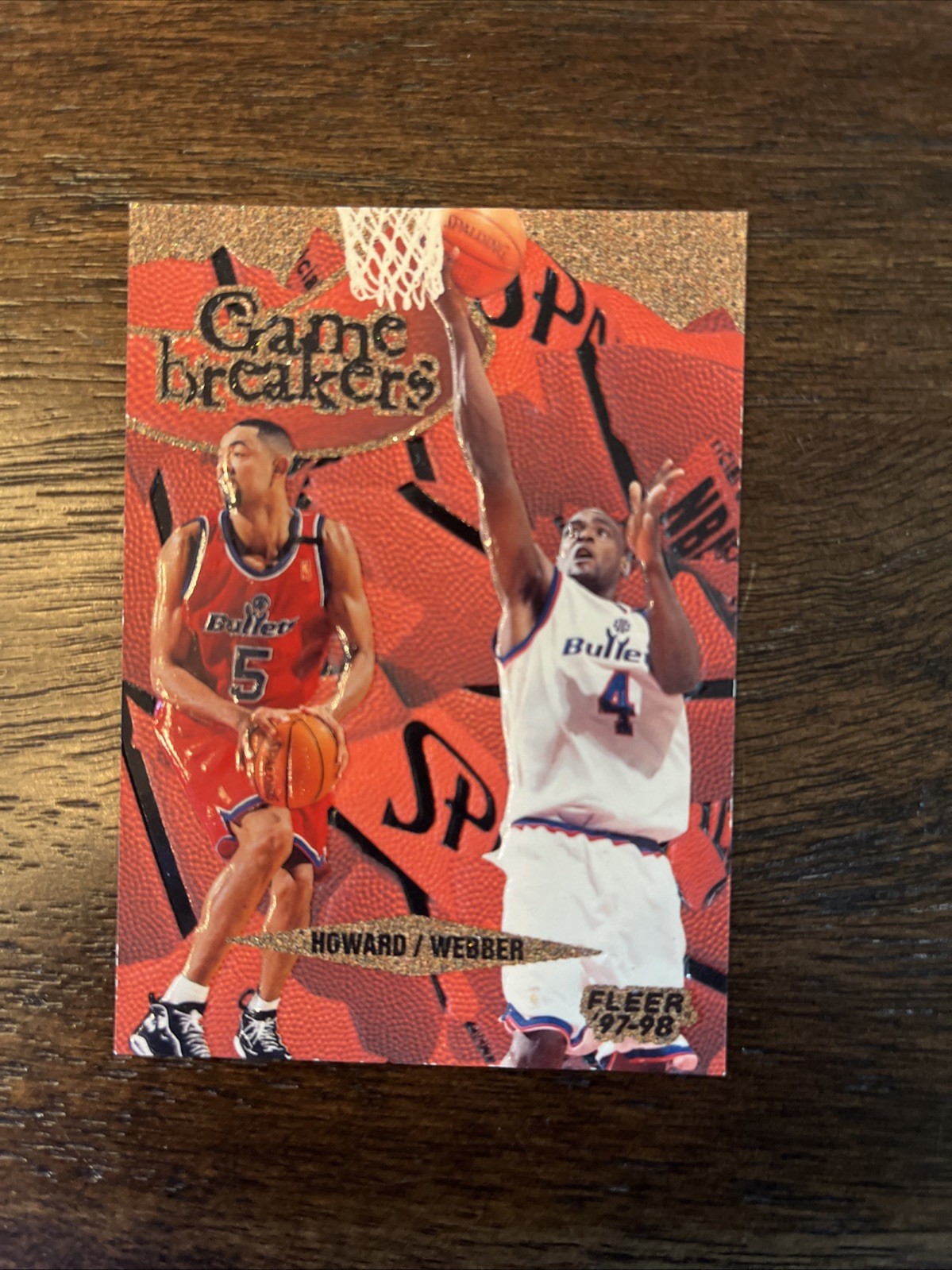 1997-98 Fleer - Game Breakers Chris Webber, Juwan Howard #12