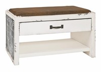 Haku Bank Flurbank Schuhbank Schuhregal SchuhstäNder Sitzhocker In Vintagebraun