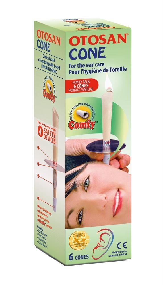 Otosan ear cones family pack 3 x 2 pairs - 2 Pack