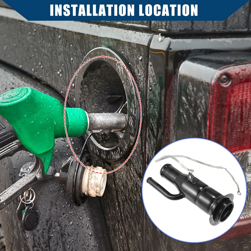 5017816AA Rear Fuel Tank Filler Neck for Jeep Wrangler 1997-2000 Fuel Filler - Изображение 3 из 4