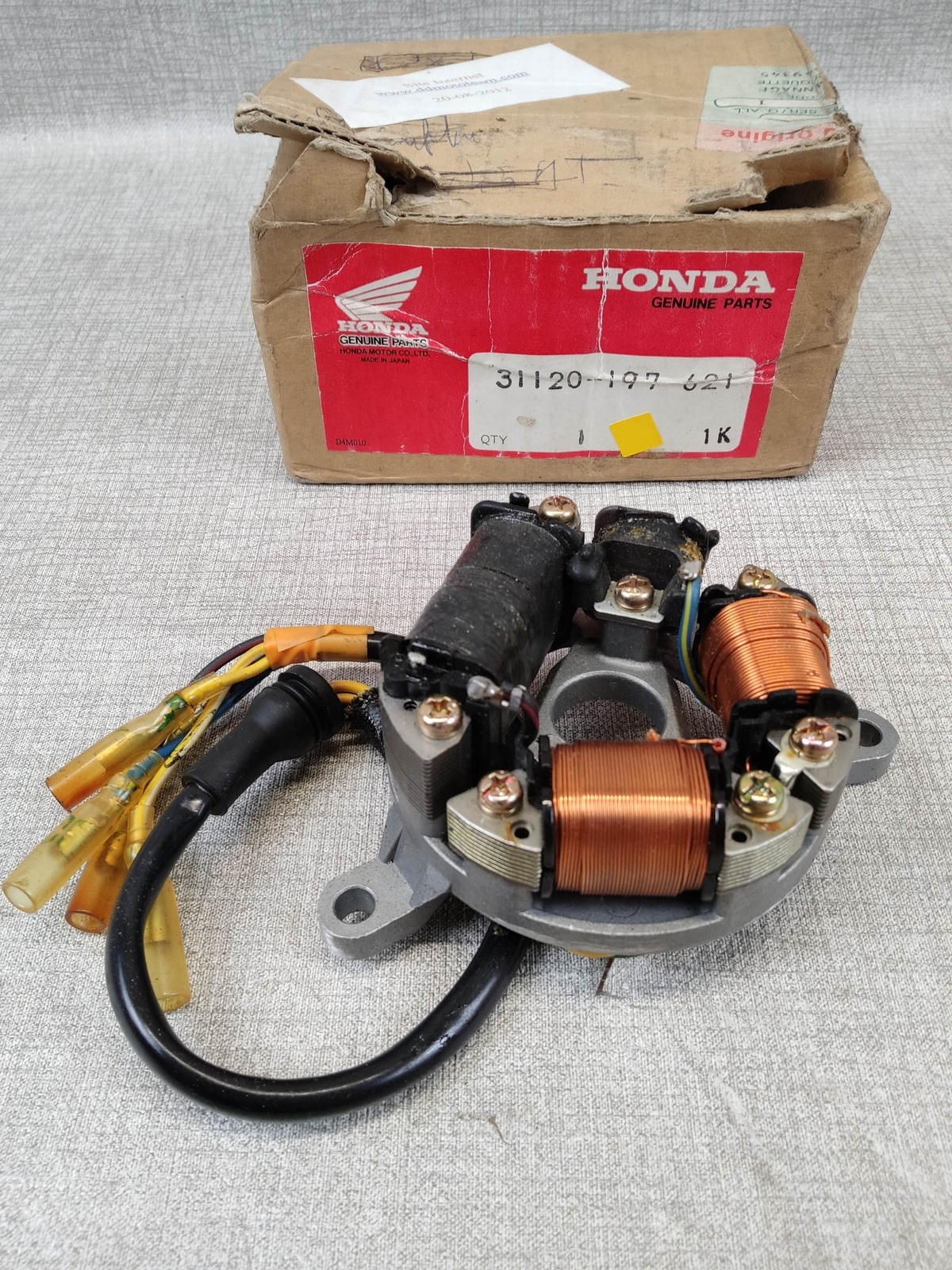 Stator complet pour PX50 HONDA 31120-197-621 allumage 50cc cyclomoteur