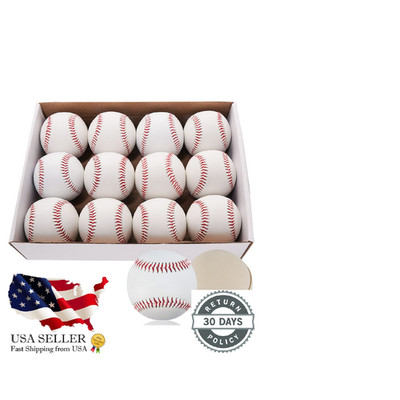 Oeab Teeball 12 Pack Tballs Training 9 Inch Teeball Soft Baseballs For Training