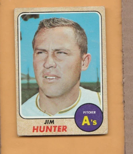 1968 Topps Jim "Catfish" Hunter #385 - VG