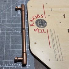 Top knobs brushed bronze showfloor 12 inch do...