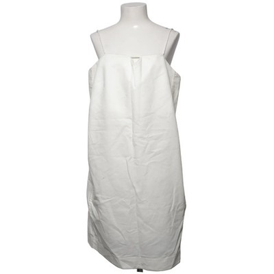 COS, Kleid, Größe: L, Weiß, Baumwolle/Leinen, Einfarbig, Damen #sLH