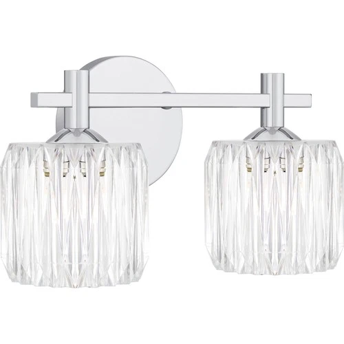 Polished Chrome LED Bathroom Vanity Light from the Spade Collection - Picture 3 of 5