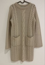 UNIQLO tunic Long sleeve knit Dress cable Wool