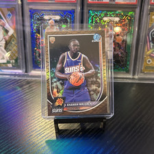 Topps 2023-24 Bowman Chrome Khaman Maluach #80 Phoenix Suns Rookie Card