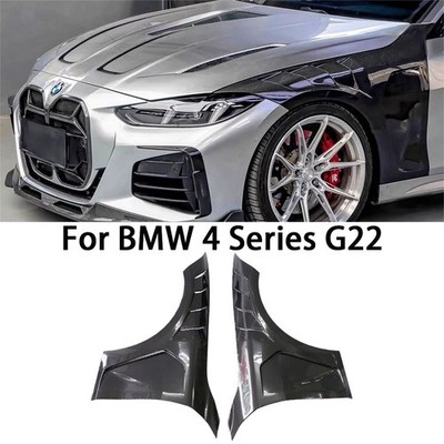 For BMW 4 Series G22 Carbon Fiber Front Fender Tuyere