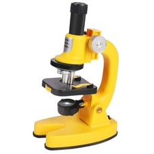 Starter 200x-1200x Microscope Science Kit Gift for Kids yellow