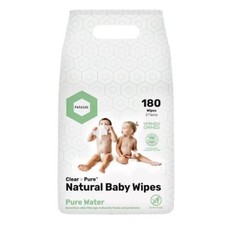 Parasol Sensitive Clean and Natural Unscented Baby Wipes