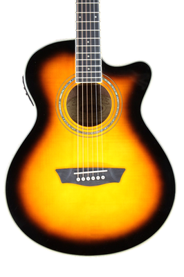Washburn EA15 Festival Mini-Jumbo Acoustic-Electric Guitar