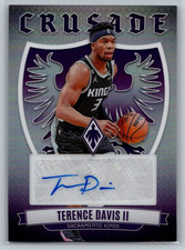 2023-24 Panini Phoenix Crusade Signatures Terence Davis II #CS-TDA Auto