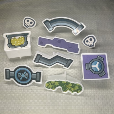 #ad #ad Where’s My Water? Obstacles Lot of 9 1 Missing – Disney 2012 Replacement $7.49