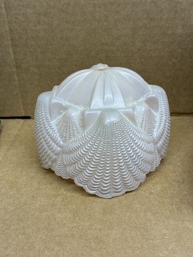 VTG LE Smith Southern Belle Lamp Shade Sea Shell 40s Art Deco Hollywood Regency