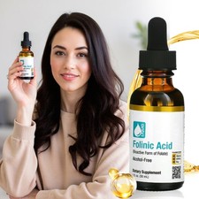  California Gold Nutrition Folinic Acid Alcohol 1 FL Oz 30 Ml - Lon US