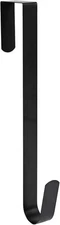 Sattiyrch 12" Wreath Hanger for Front Door,Steel Over The Door Black 