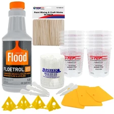 1 Quart Floetrol Pouring Paint Medium Basic Kit Mixing, Stain, Epoxy, Resin