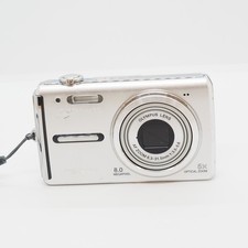 OLYMPUS FE-330 CAMEDIA Silver Compact Digital Camera Excellent JAPAN