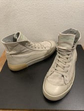 Off-White Virgil Abloh Mid Top Vulcanized Khaki Sneakers 2013 Size 41-8