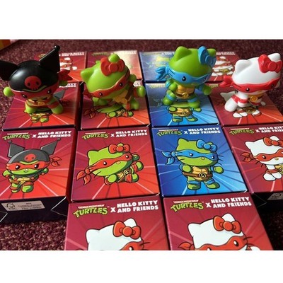 2025 Teenage Mutant Ninja Turtles Hello Kitty Happy Meal Toys 1-12
