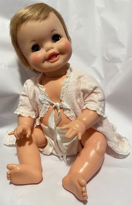 Vintage 1967 Ideal Tubsy 18  Bath Baby Doll BT-18 Untested Excellent Condition