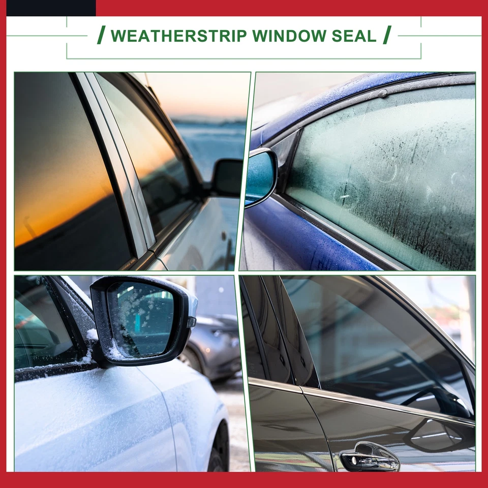 Paquete de 4 sellos de ventana para coche Toyota Camry 1997-2001 7572033040 Foto 2 de 4