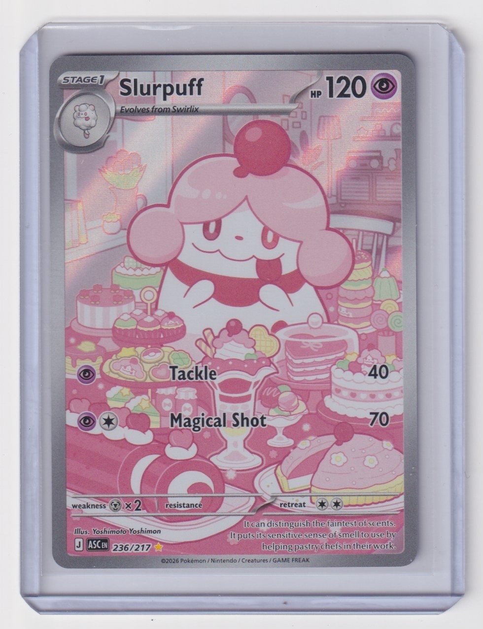 Slurpuff 236/217 Illustration Rare Ascended Heroes English